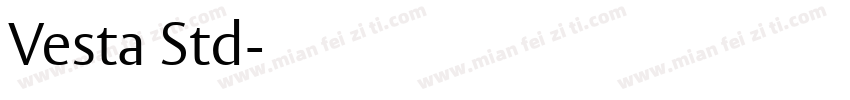 Vesta Std字体转换
